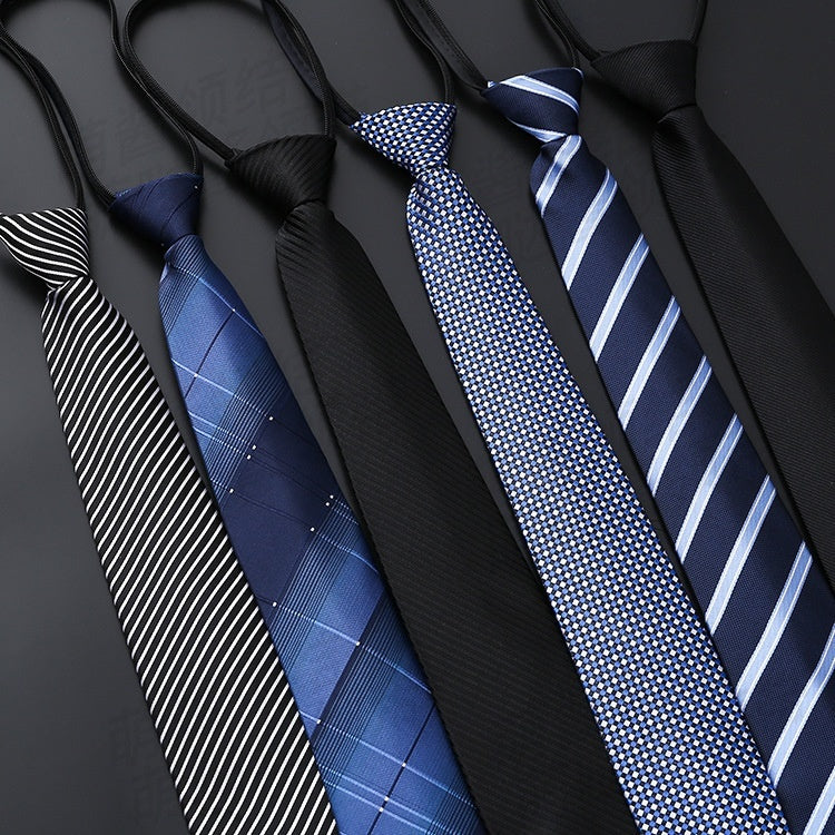 Men's Business Formal Zipper Tie