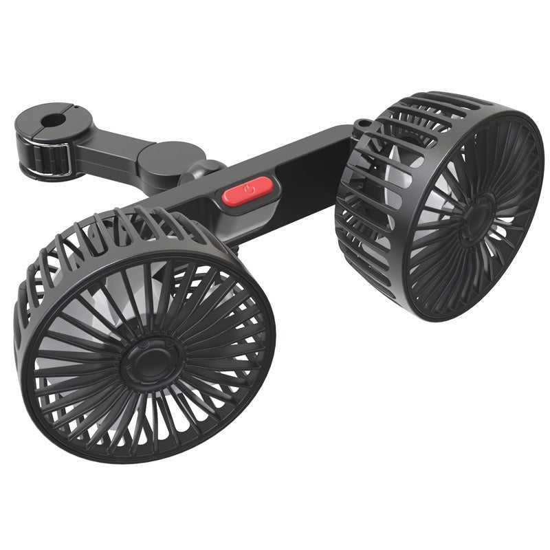 Dual Head USB Car Fan