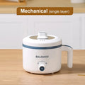 600W Electric Mini Rice Cooker 1.7L Portable Non Stick Mechanical Steamer