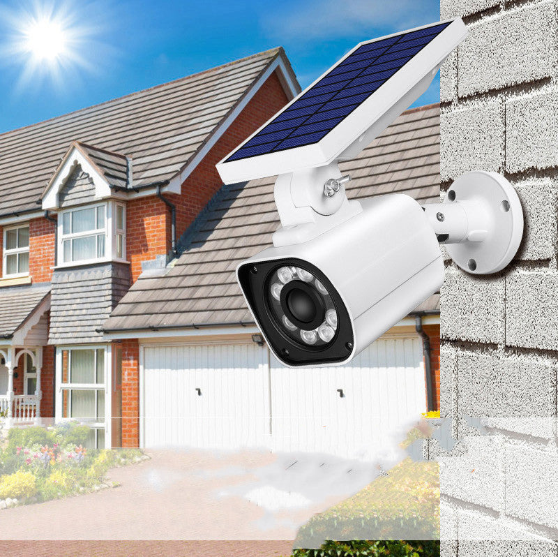 Solar-Powered Outdoor Security Spotlight Camera