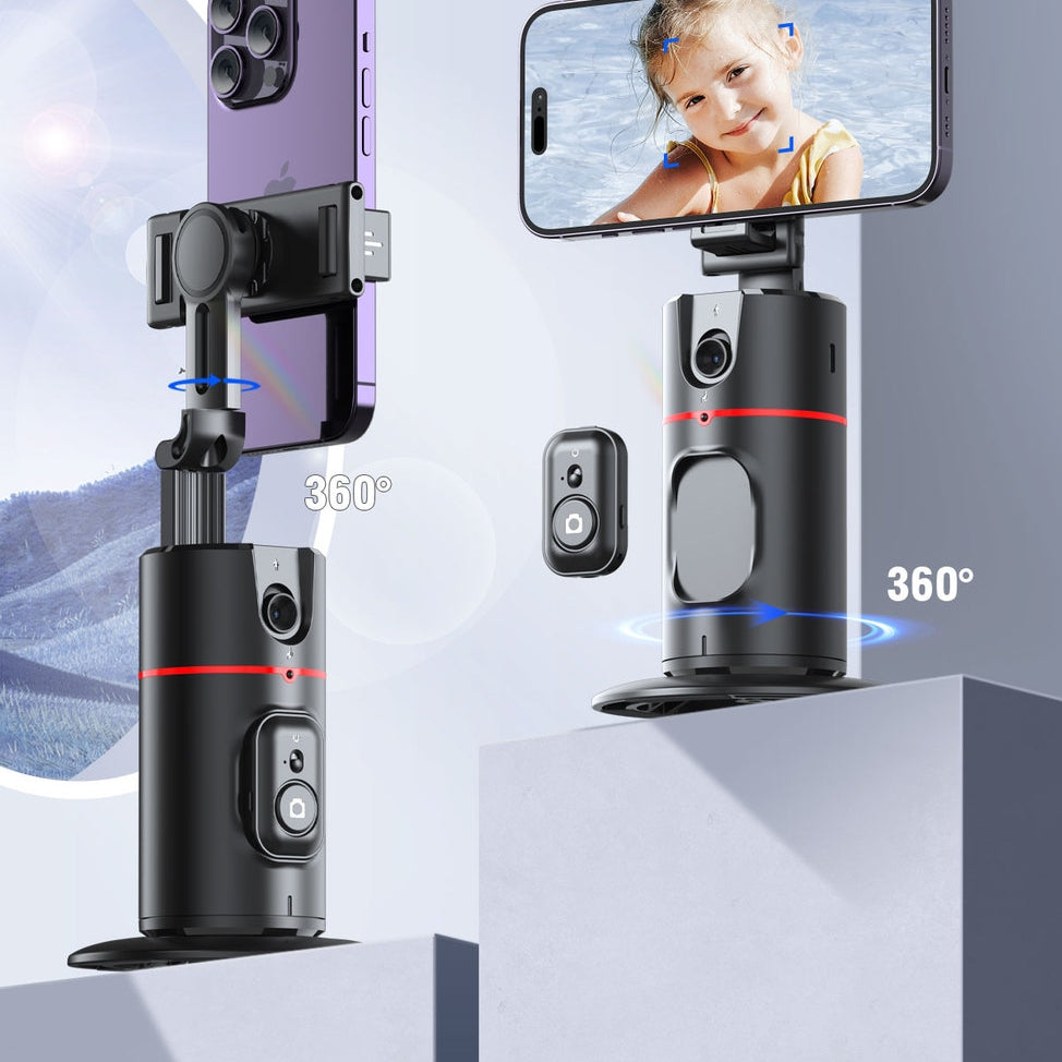 360° AI Face Tracking Gimbal Stabilizer