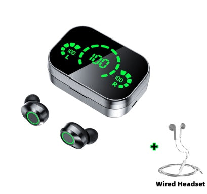 TWS Wireless Earbuds with LED Digital Display & Breathing Light