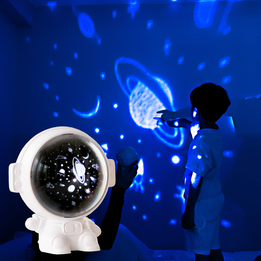 Astronaut Galaxy Star Projector – Starry Sky Night Light for Kids' Rooms