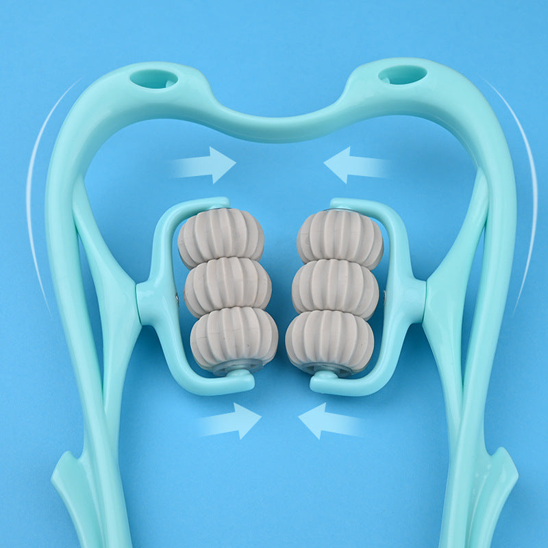 6-Wheel Manual Neck Roller Massager